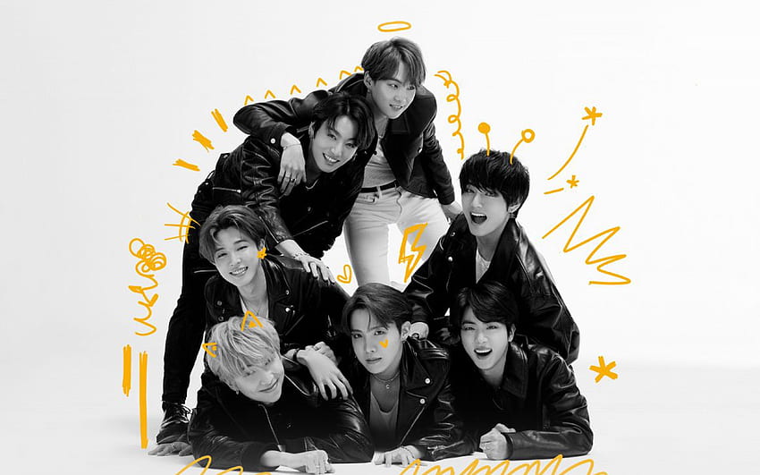 Bts Group Music Kpop, BTS MacBook papel de parede HD