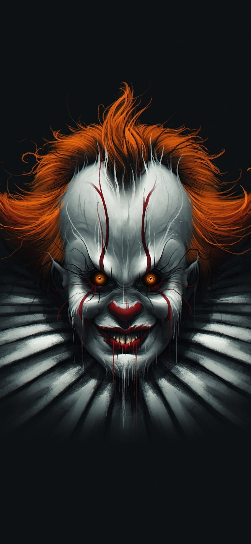 Clown, Face, Creepy, Minimal, - Creepy iPhone -, Scary Clown Face HD phone wallpaper