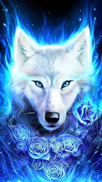 Free download Anime Wolf With Blue Eyes White wolf fantasy wolf [3000x1875]  for your Desktop, Mobile & Tablet | Explore 47+ Cool Anime Wolf Wallpapers  | Anime Wolf Wallpaper, Cool Anime Wallpapers,