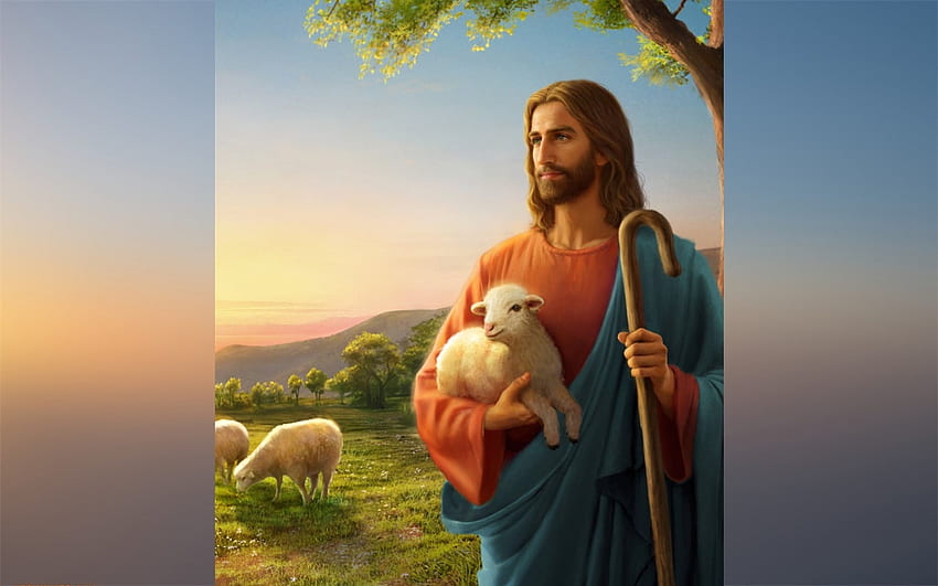 Jesus - Good Shepherd, Christ, Jesus, Good Shepherd, sheep, lamb HD  wallpaper | Pxfuel