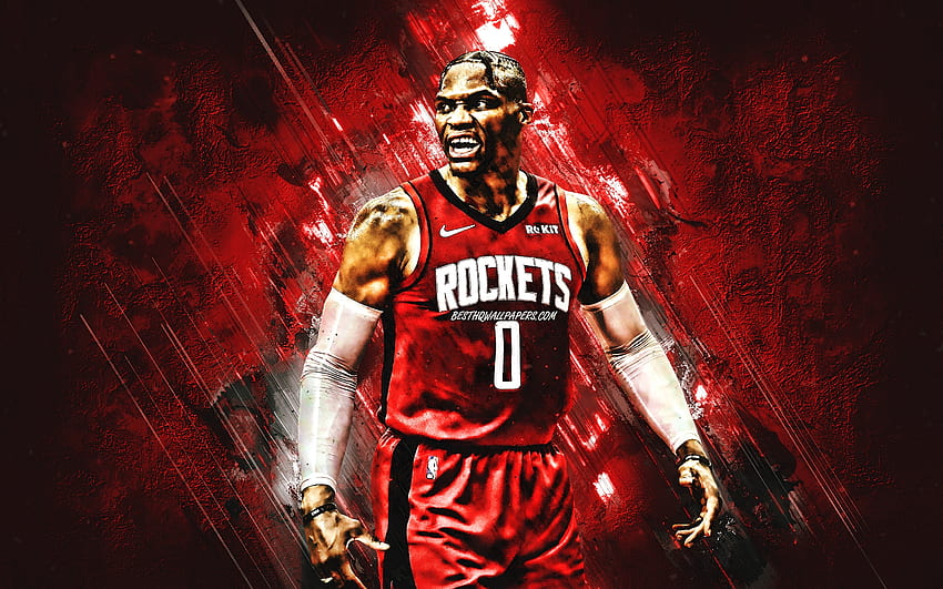 Russell Westbrook, NBA, westbrook, houston rockets HD wallpaper
