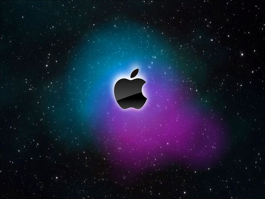 Technology Blue Purple Neon Lines Apple Logo 4K HD Apple Wallpapers, HD  Wallpapers