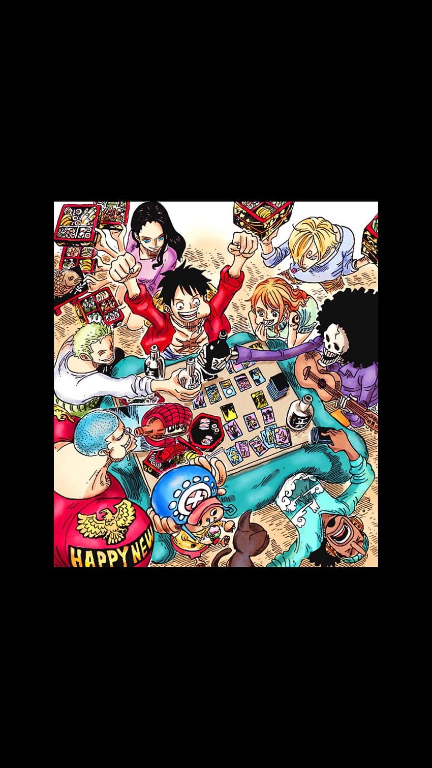 One Piece, Franky, Sanji, Luffy, Ussop, Zoro, Nami, Brook, Chopper, Robin HD phone wallpaper