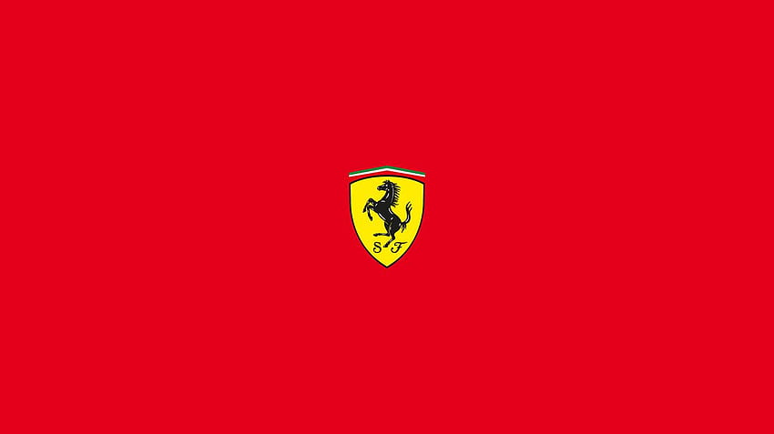 Comunicado de imprensa, logotipo da Scuderia Ferrari papel de parede HD