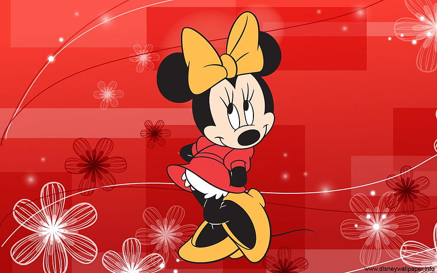 Minnie Mouse . Mickey Mouse , Mickey Mouse Easter and Mickey Mouse New Year, Minnie Mouse Red HD wallpaper