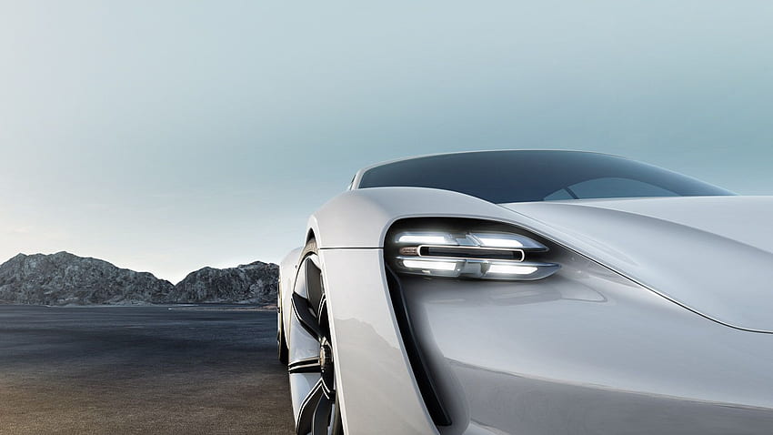 to tomorrow. Porsche Concept Study Mission E. Dr. Ing. h.c. F, Experimental Car HD wallpaper