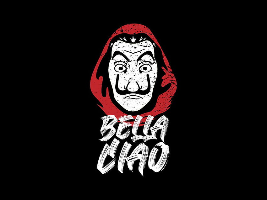 Bella Ciao, Geldraub-T-Shirt online in Mumbai. T-Shirts online, grafisches T-Shirt-Design, Hemd online, Geldraub Bella Ciao HD-Hintergrundbild