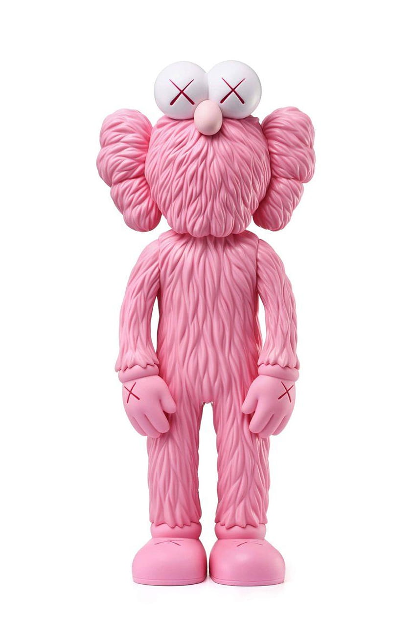 KAWS Pink BFF. From a unique collection of Sculptures HD phone wallpaper