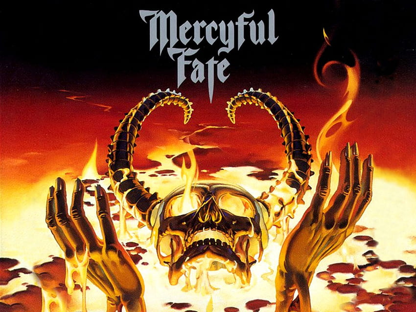 Mercyful Fate, merhametli, ağır, logo, kader, kafatası, metal, bant HD duvar kağıdı