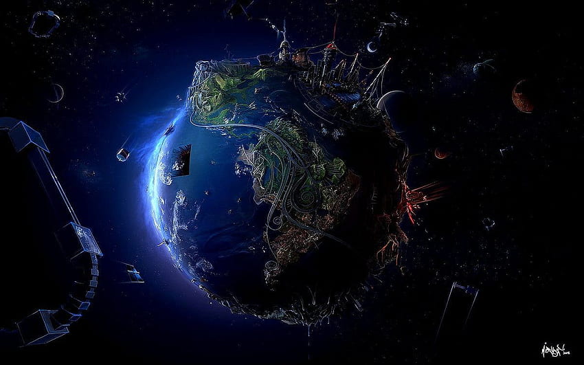 背景地球、惑星、世界。 トップ、プラネット アース 2 高画質の壁紙