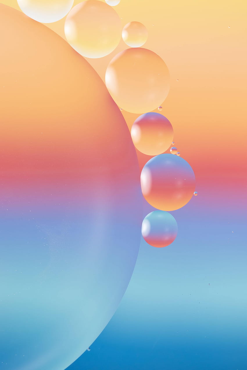 Abstract, Water, Bubbles, Pink, Gradient HD phone wallpaper | Pxfuel