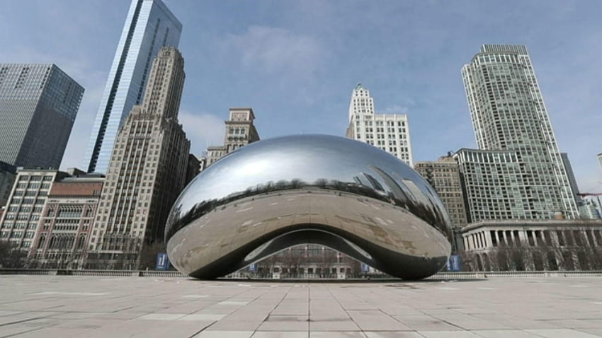 Chicago's 'Bean' sculpture closed amid quarantine. International - Times of India Videos HD wallpaper