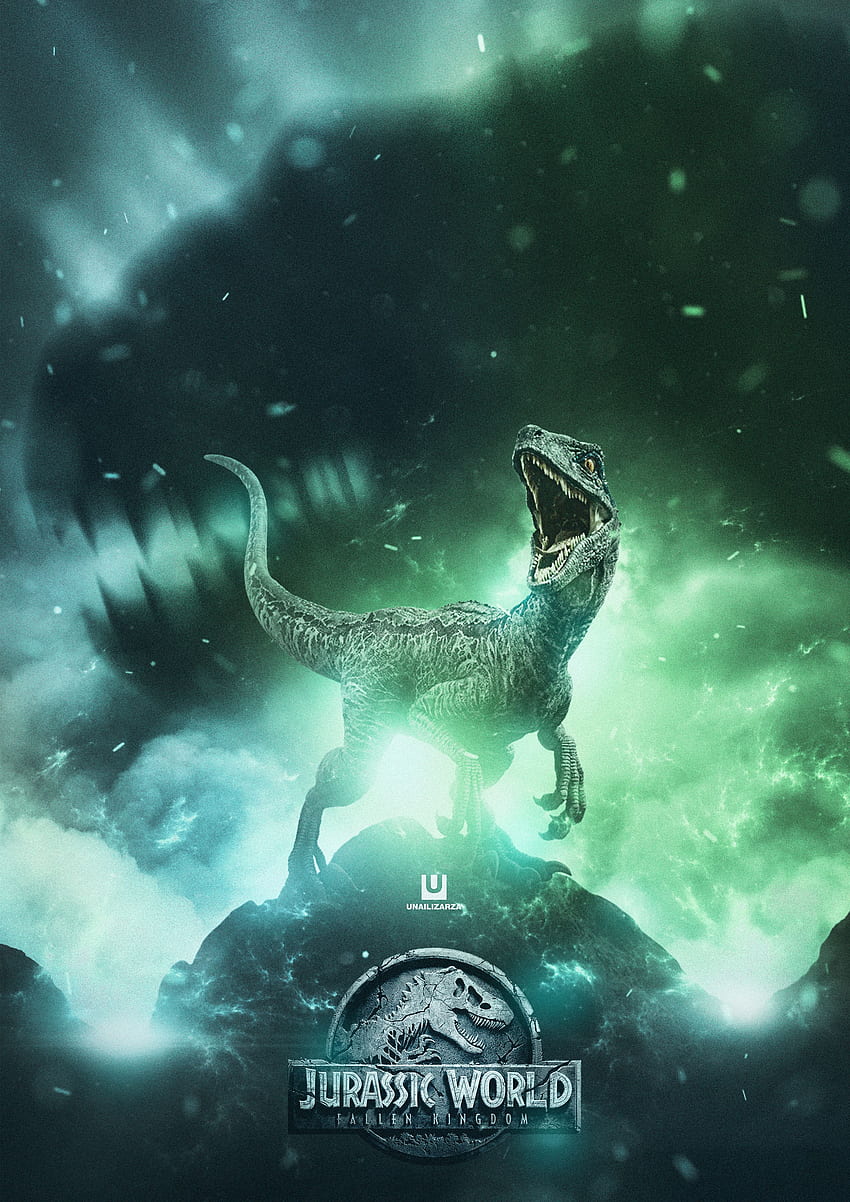 JURASSIC WORLD: BLUE Poster erstellt von Unai Lizarza. Jurassic World, Blue Jurassic World, Jurassic World Poster, Jurassic Park Velociraptor HD-Handy-Hintergrundbild