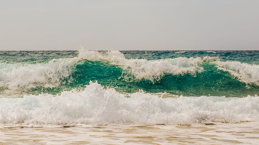 Nature, Sea, Waves, Ocean, Foam, Surf HD wallpaper
