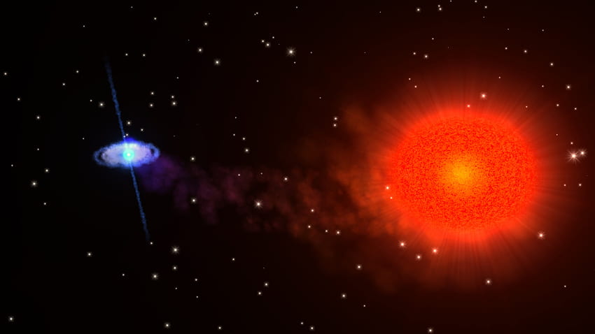 GMS: RXTE Sees Eclipses From Fast X Ray Pulsar, Pulsar Space HD wallpaper