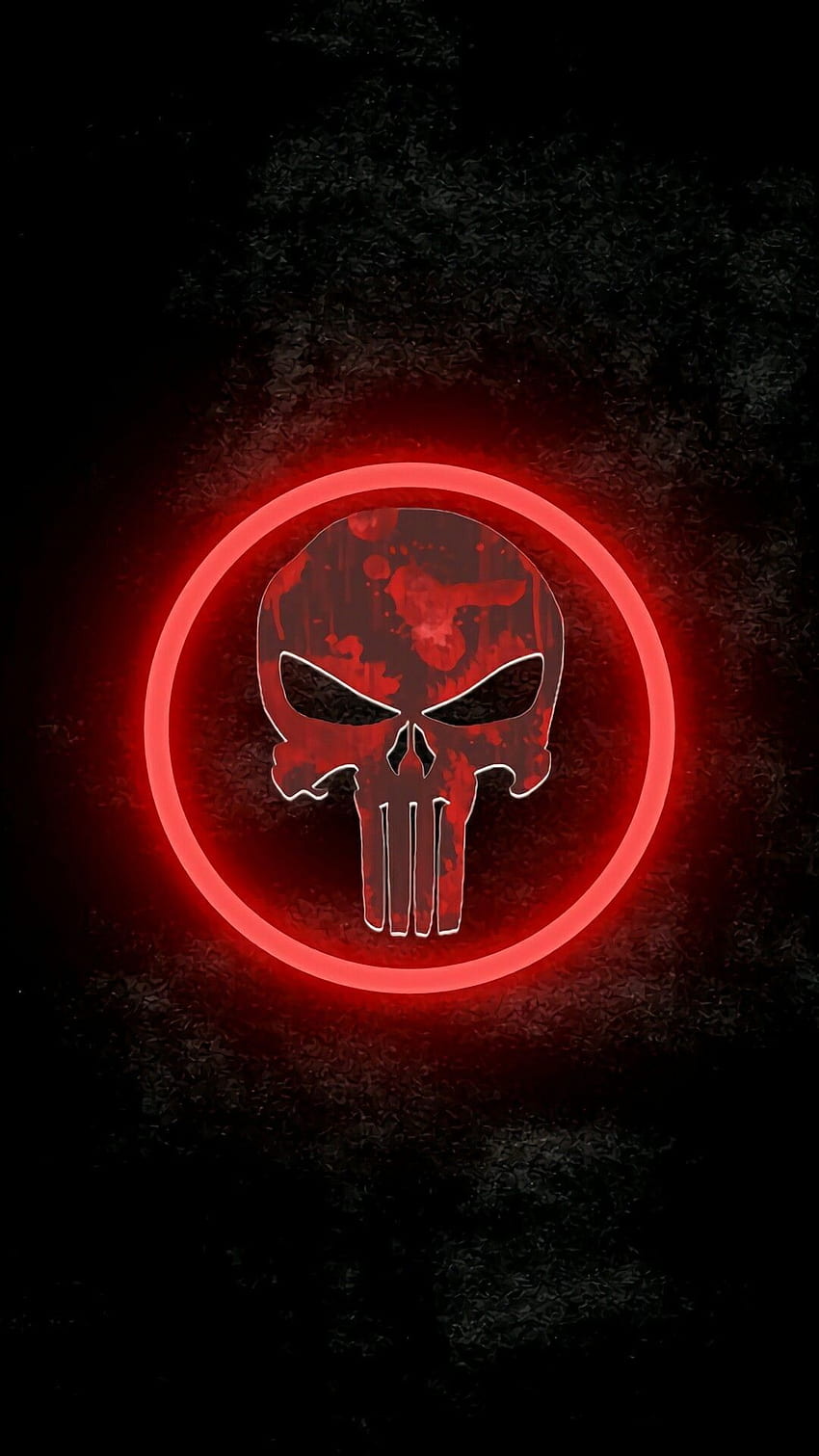 Punisher Skull, Bloody Skull HD phone wallpaper