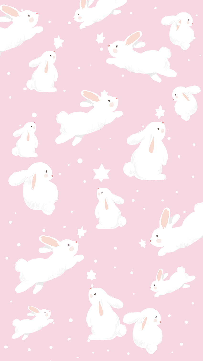 Coelhinho da Páscoa Rosa by Gocase, páscoa, easter, coelho, cenoura, rabbit, blue, estrelas, cute,. Bunny , Rabbit , Easter, Cute Pink Bunny HD phone wallpaper