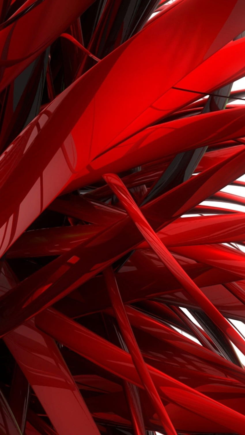 Czerwone linie - streszczenie. Niesamowite 3D i renderowane. piękny. Czerwony, żywy iPhone, iPhone, artystyczna czerwień Tapeta na telefon HD