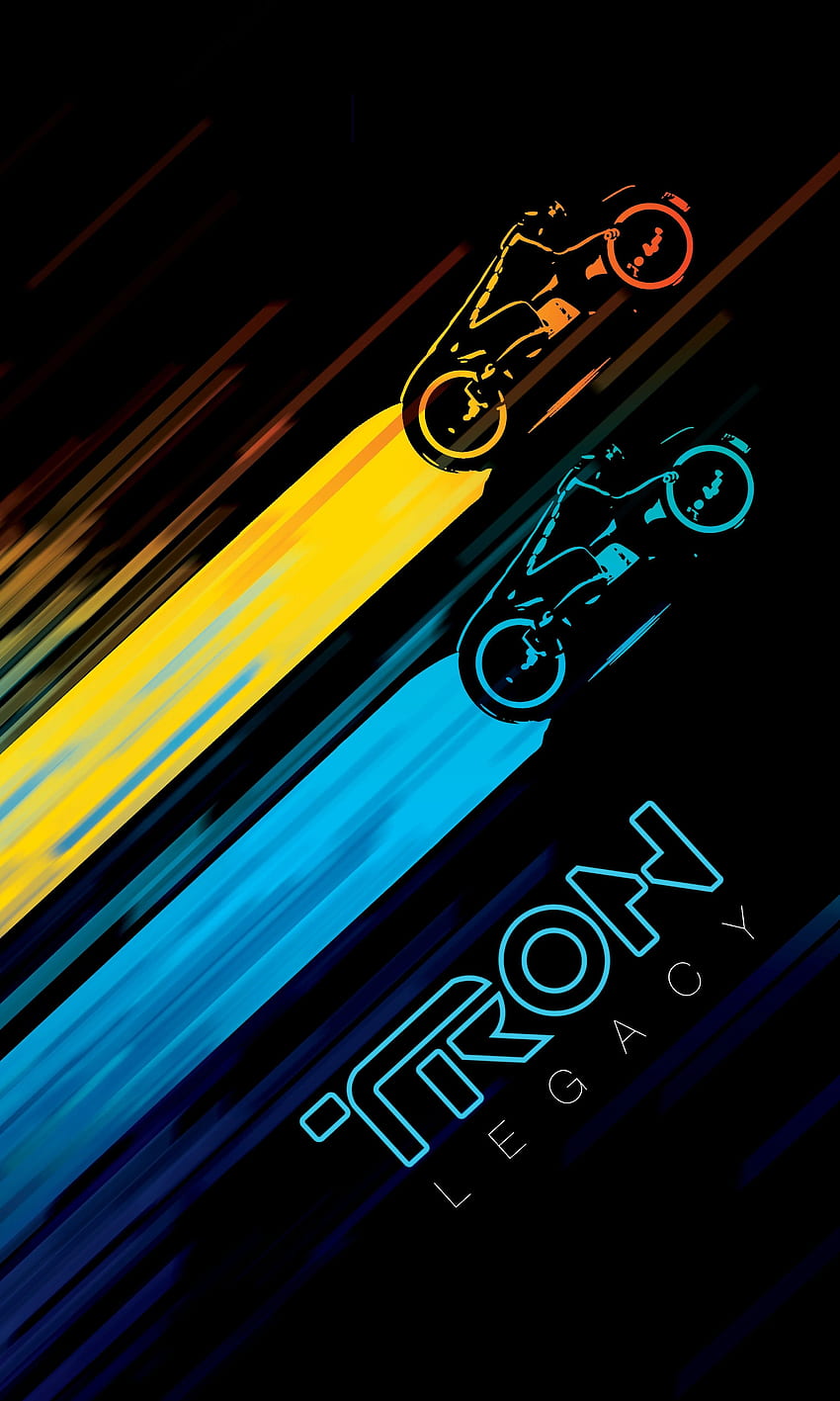suka d'écran . Seni Tron, Tron, warisan Tron, iPhone Tron wallpaper ponsel HD