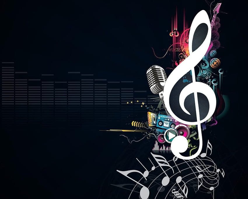 plataformas de música criativas PPT Background, plataformas de música criativas ppt, plataformas de música criativas ppt, fundo de powerpoint de plataformas de música criativa papel de parede HD