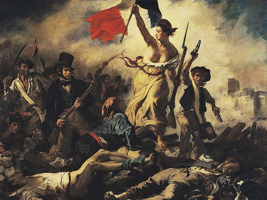 Eugene Delacroix Liberty Leading The People - 1600 x 1200, Personajes famosos fondo de pantalla