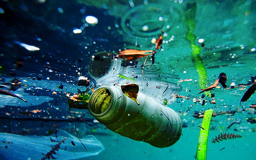 Замърсяване на океанската вода с пластмаса - - - Съвет HD тапет