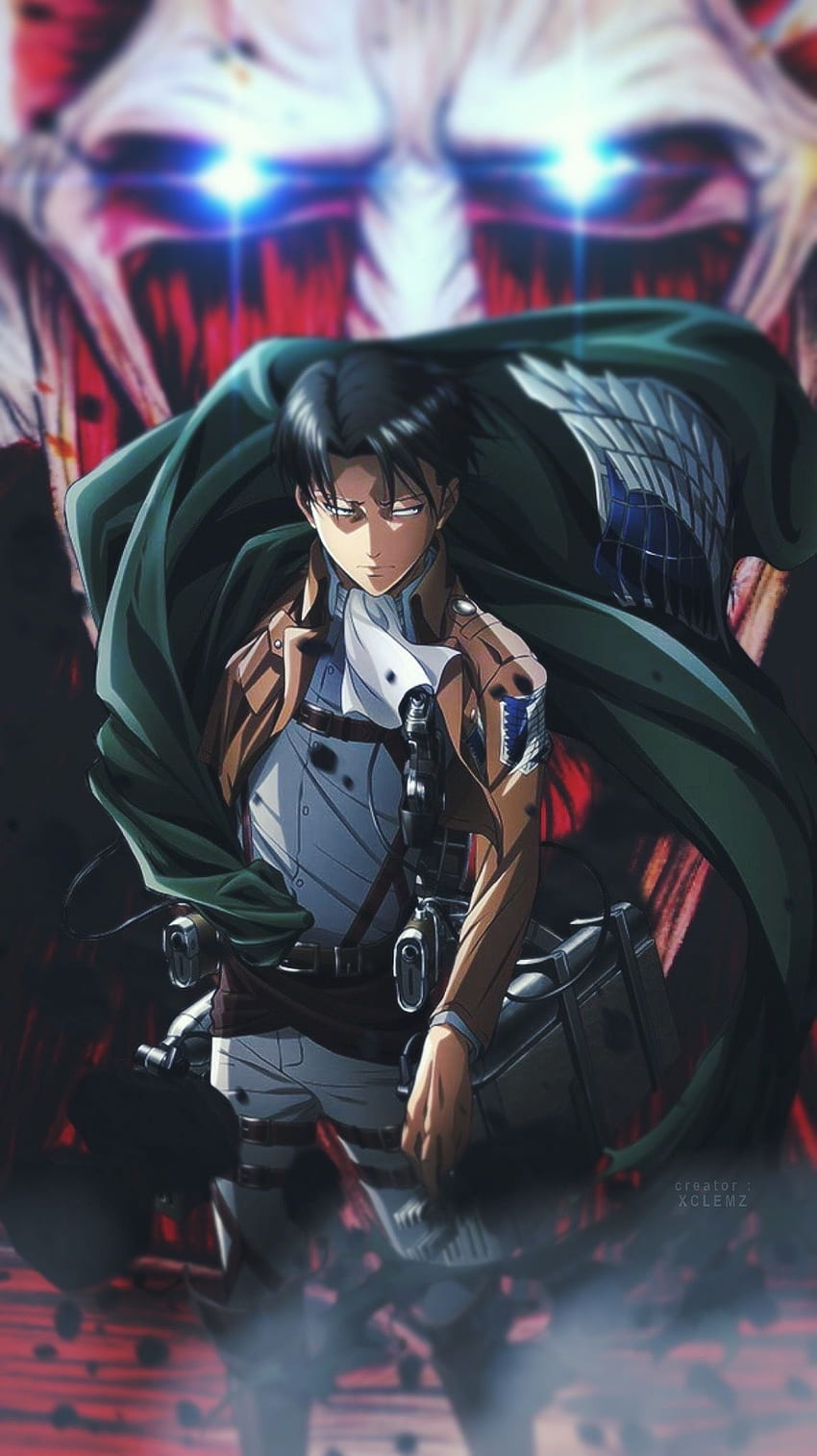 Levi ackerman, electric blue, black hair, Anime, aot, shingeki no kyojin, attack on Titan HD phone wallpaper