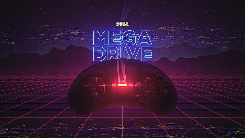 Sega Mega Drive, Retrowave, Retro Games • For You For & Mobile HD wallpaper
