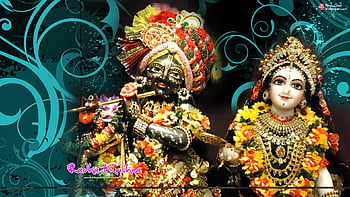 radha krishna wallpaper iskcon