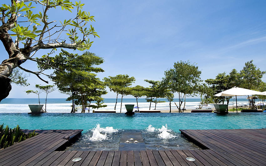Anantara Seminyak Bali Resort - Hotels. Reisen + Freizeit HD-Hintergrundbild
