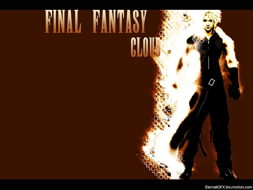 Final Fantasy Cloud, finalfantasy, anime, film, walka, dysydia, chmura Tapeta HD