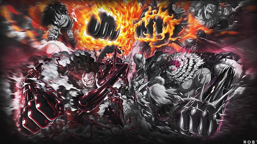 One Piece 「AMV」 Luffy vs Katakuri ♪♪ Comatose ▫ Final Fight, Luffy Snake Man HD тапет
