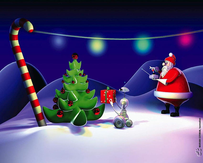 Animated Christmas, Cute 3D Christmas HD wallpaper | Pxfuel