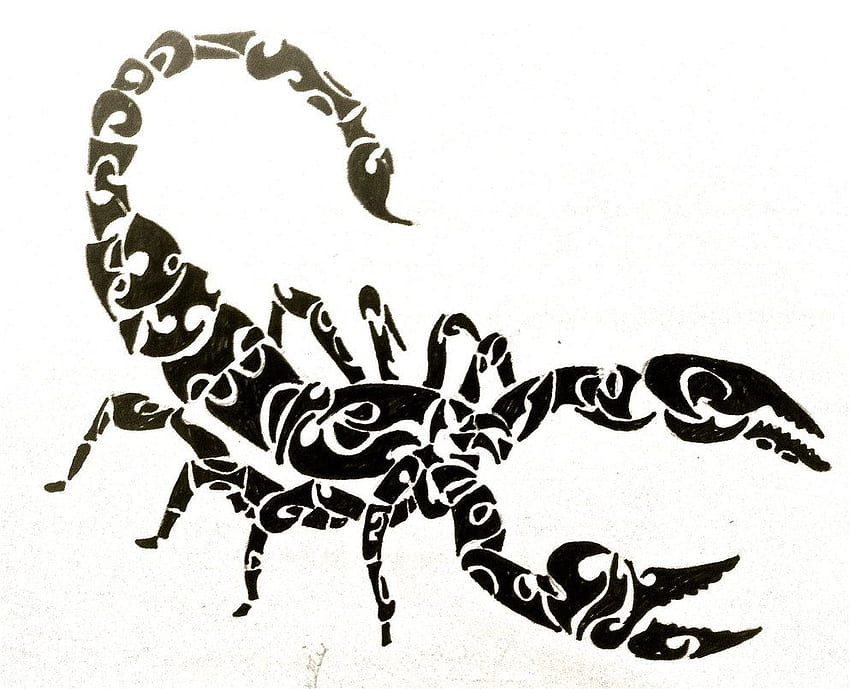 Tribal scorpion HD wallpaper