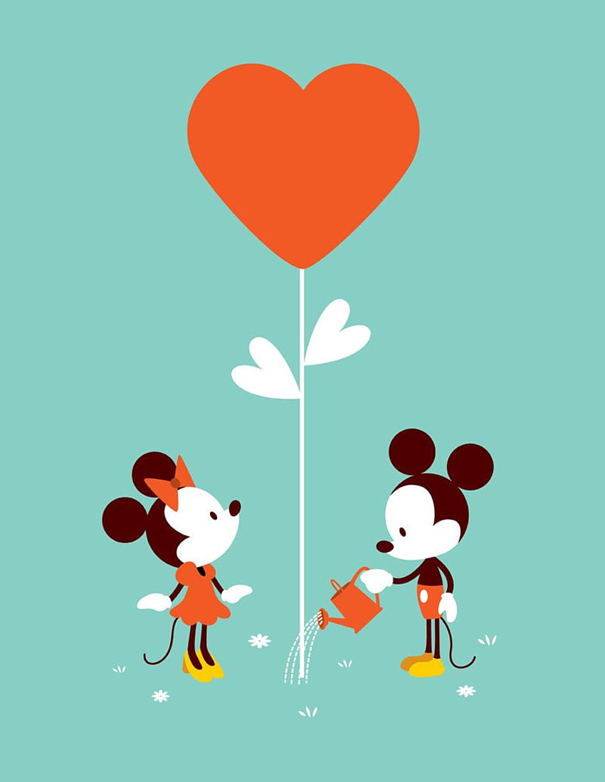 mickey mouse and minnie mouse kissing tumblr