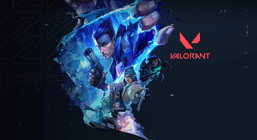 Valorant 2021 게임 포스터, 게임, 및 배경, Valorant Blue HD 월페이퍼