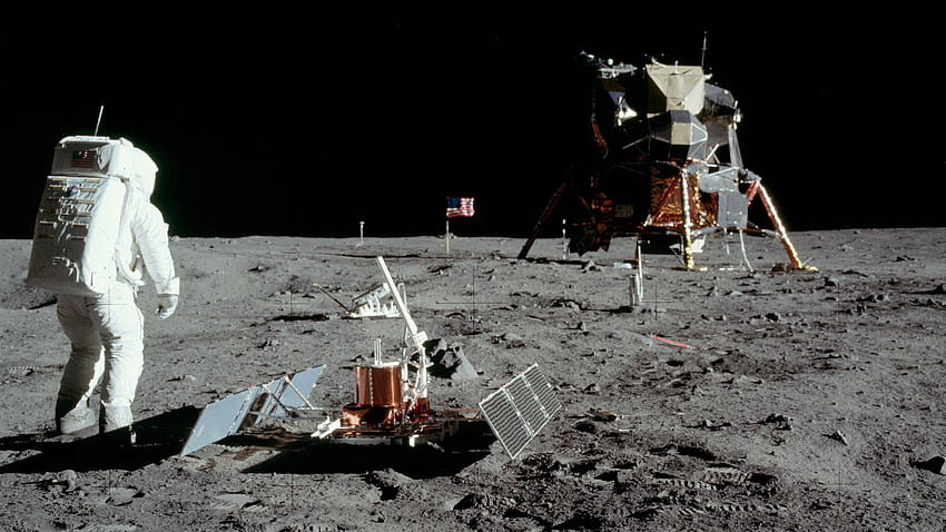 NASA 비주얼리제이션: 달 착륙 재방문, 달 착륙선 HD 월페이퍼