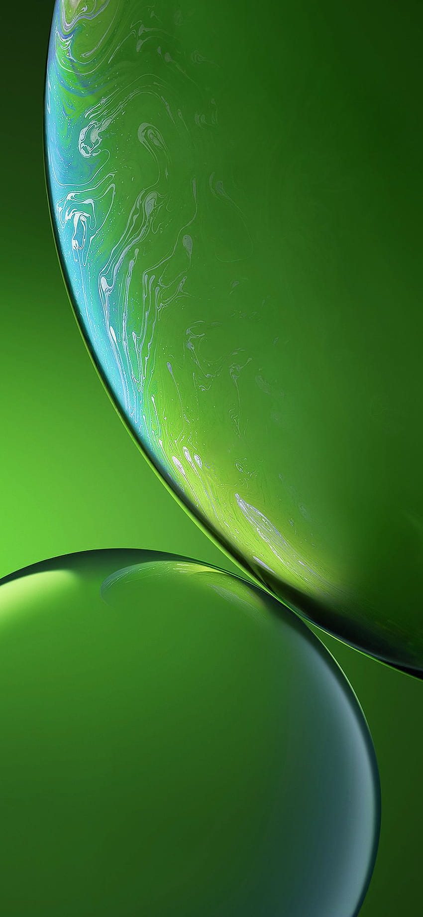 iPhone XR - 보너스 - 누락된 색상(녹색) - 중앙. 그린, 아이폰, 애플 아이폰, 슈퍼 라이트 그린 HD 전화 배경 화면