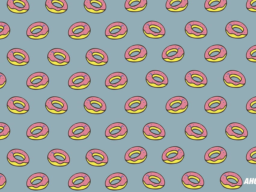 Odd Future Donuts, Donut Pattern HD wallpaper