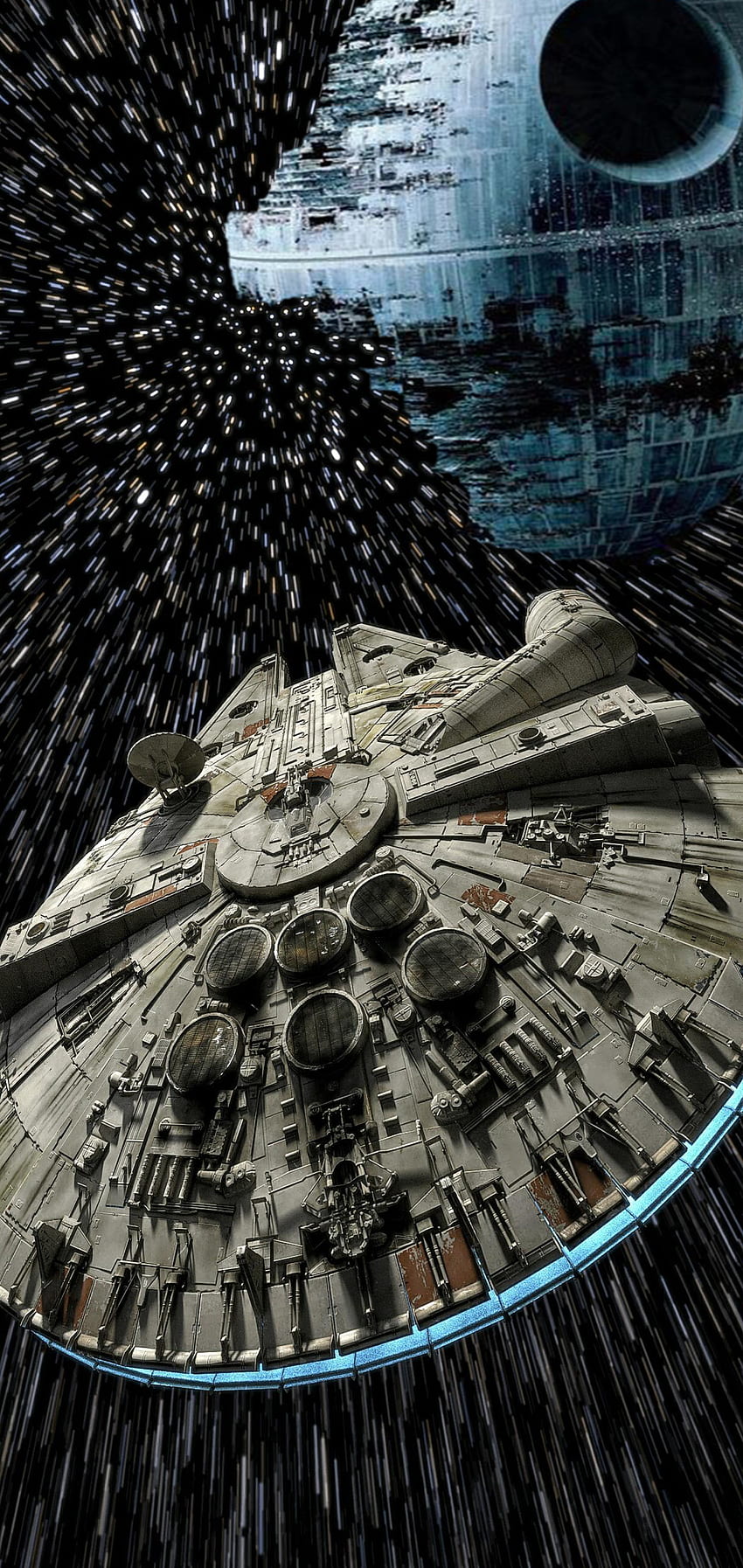 Star Wars Millennium Falcon für S10+, Star Wars Millennium Falcon HD-Handy-Hintergrundbild