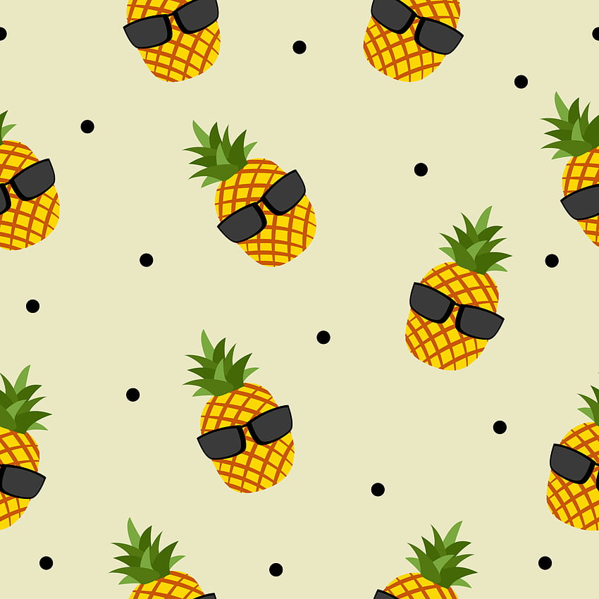 Ananas owocowy wzór tła, ilustracja wektorowa do druku na tekstyliach, projektowanie mody 4706879 Grafika wektorowa w Vecteezy Tapeta na telefon HD