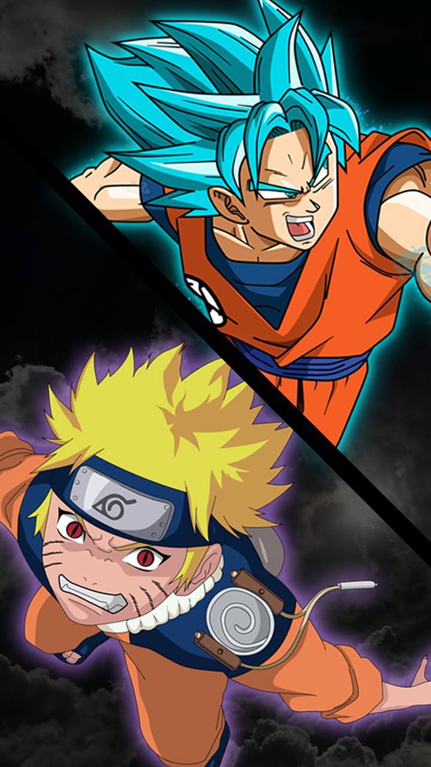 Dragonball And Naruto, Naruto and Goku HD phone wallpaper | Pxfuel