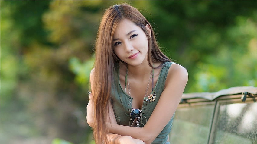 Wanita, model, oriental, rambut Wallpaper HD