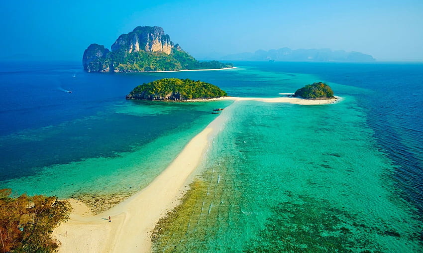 Beach island, Water, Nature, Thailand, Ocean HD wallpaper