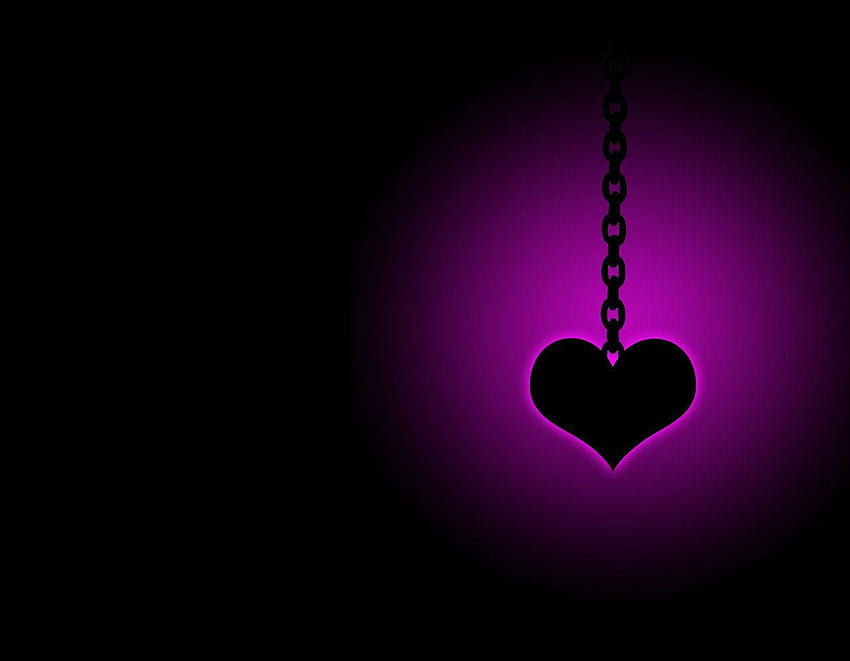 Purple And Black Hearts, Green and Purple Heart HD wallpaper | Pxfuel