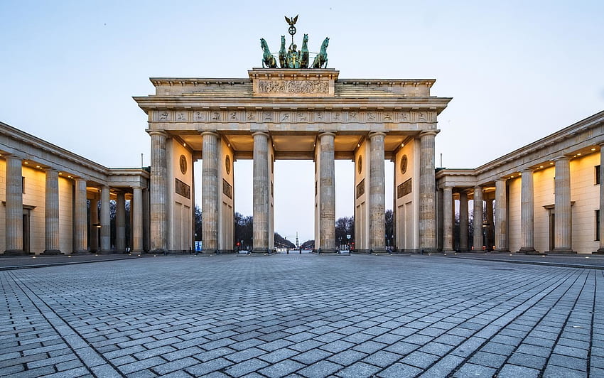 Ganhe férias para dois em Berlim, Portão de Brandemburgo papel de parede HD