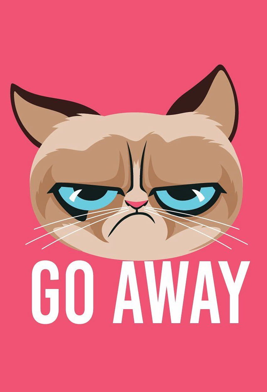 Grumpy Cat On Twitter - Grumpy Cat iPhone, Grumpy Cat Cartoon HD phone wallpaper