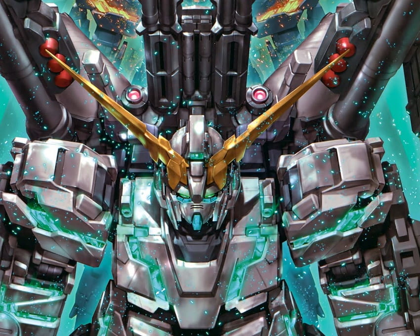 Armatura completa Unicorn Gundam 1258, Gundam Banshee Sfondo HD