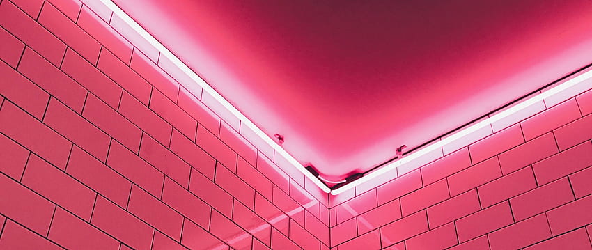 Wall, Light, Pink, Tile - Aesthetic Pink Laptop Background - & Background HD wallpaper