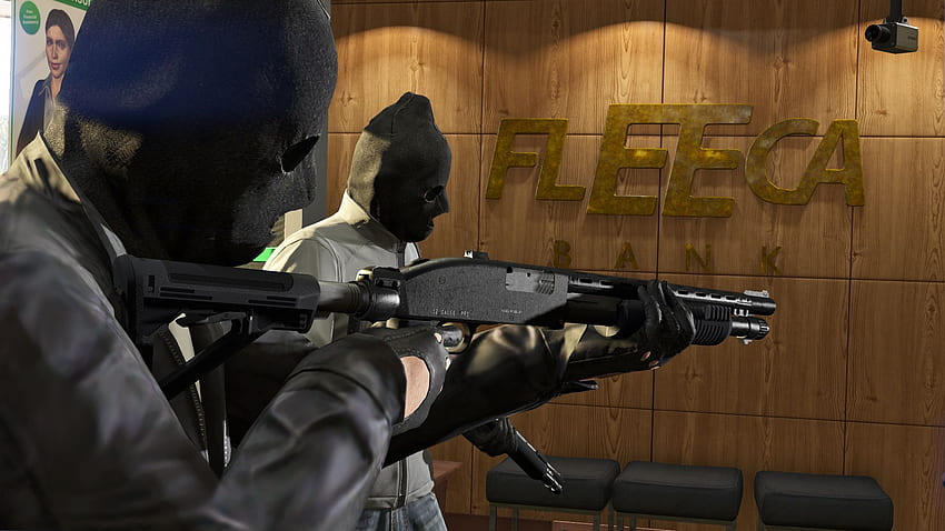 GTA Online Heists are live for some players - update is 4.8GB, GTA 5 Online Heist HD wallpaper